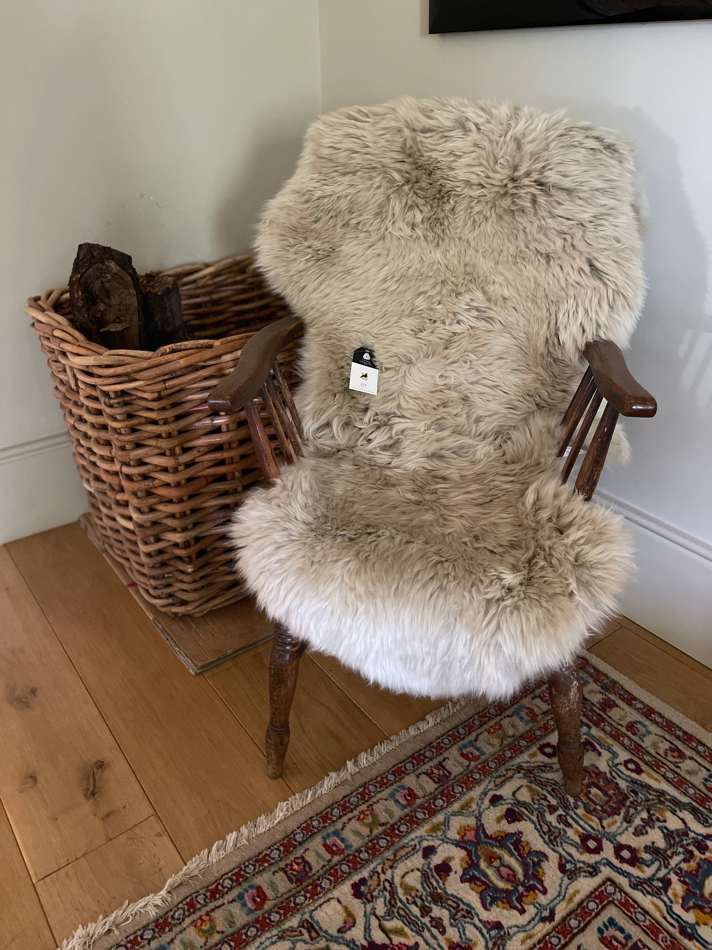 Double Sheepskin Rug - Shaved - Oyster/Off White
