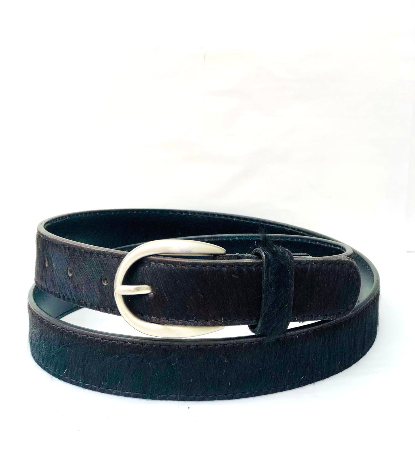 Cowhide Belt - Navy