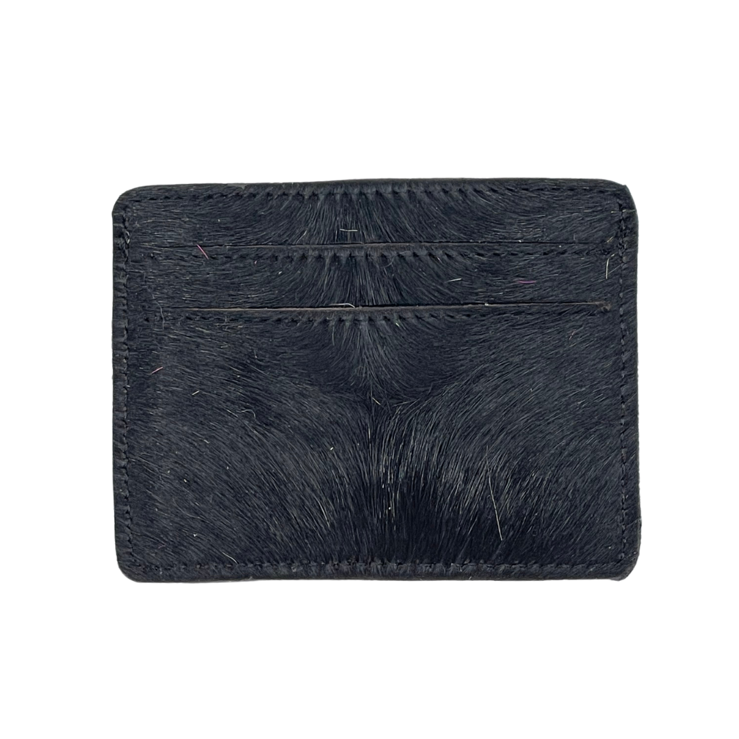 Tuli Cowhide Cardholder - Pink + Black