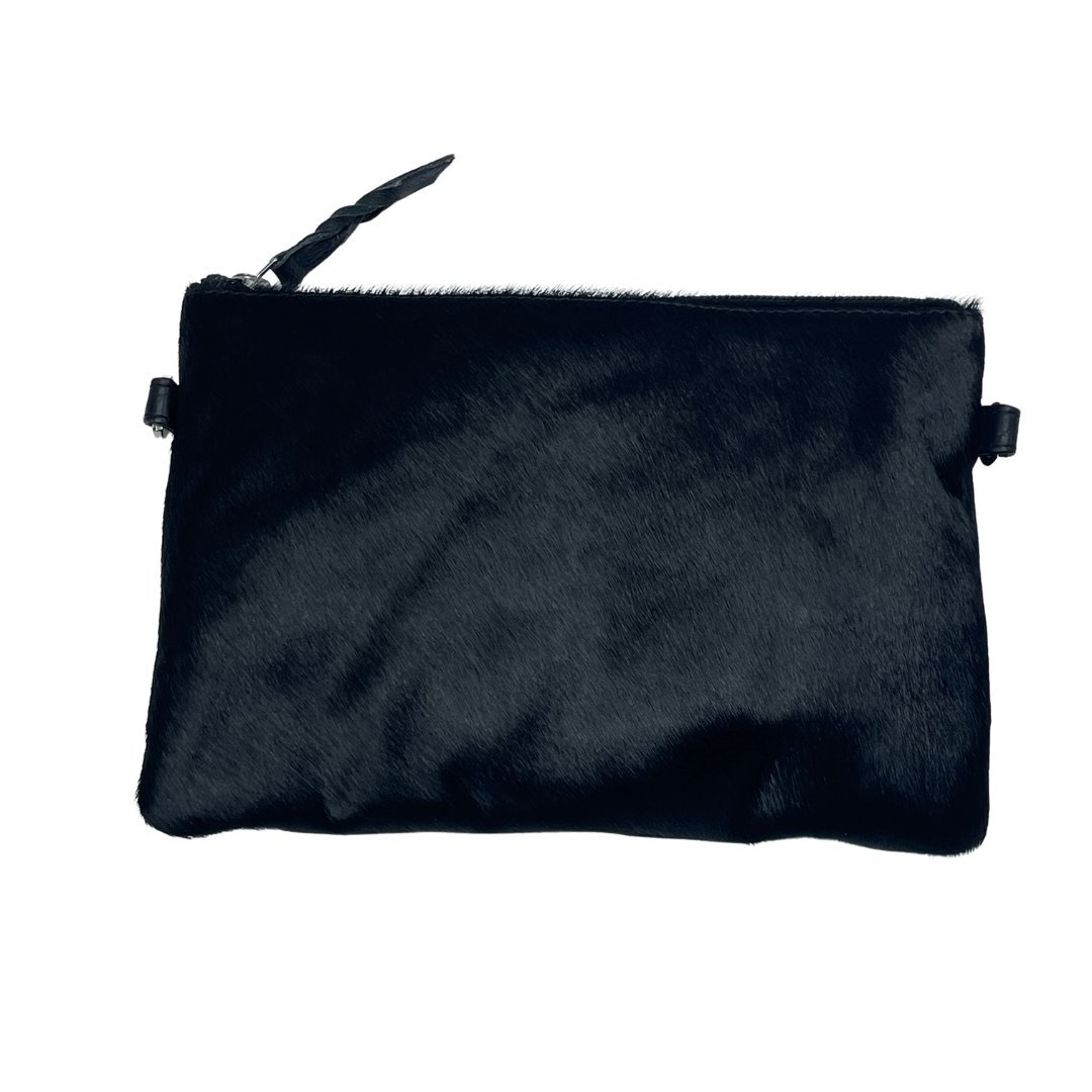 Clutch / Crossbody - Midi - Black