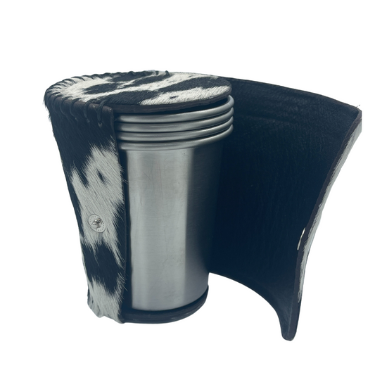Cowhide Sundowner Cups