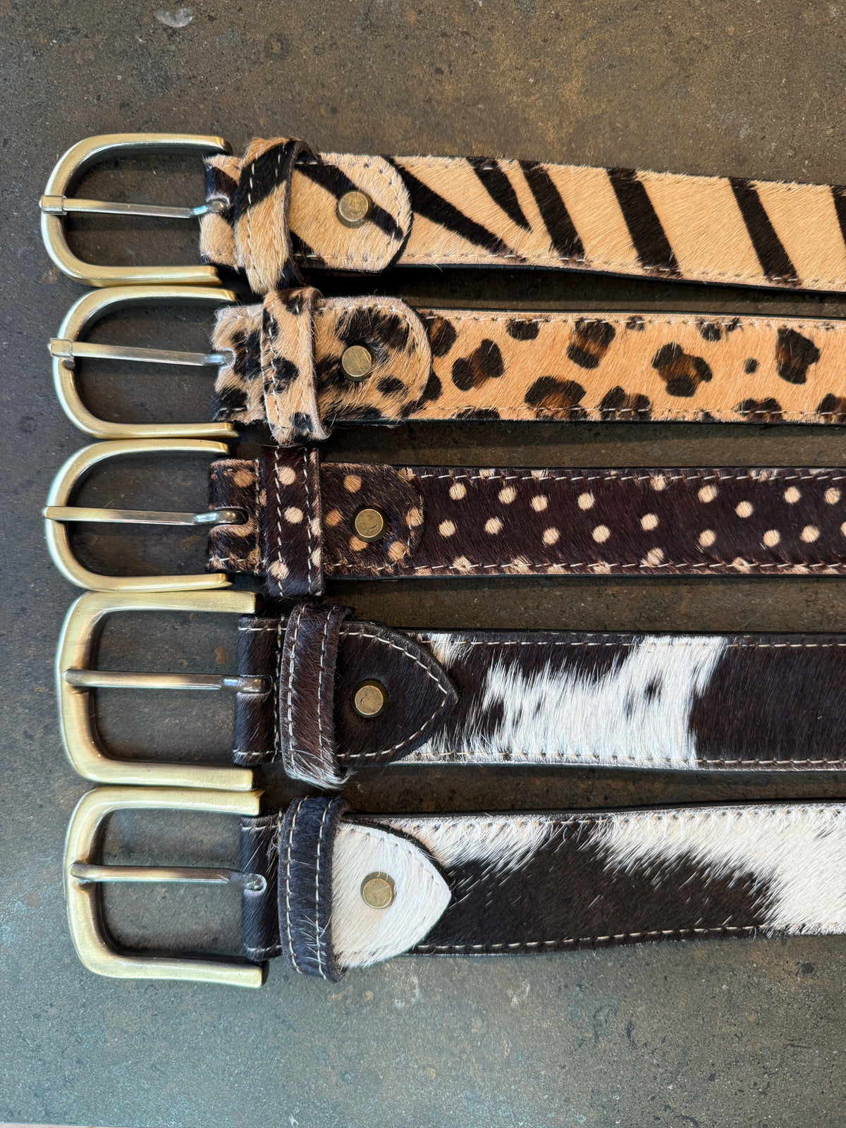 Cowhide Belt - Unisex