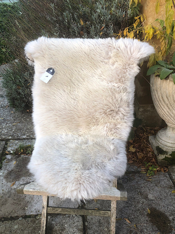 Double Sheepskin Rug - Shaved - Oyster/Off White