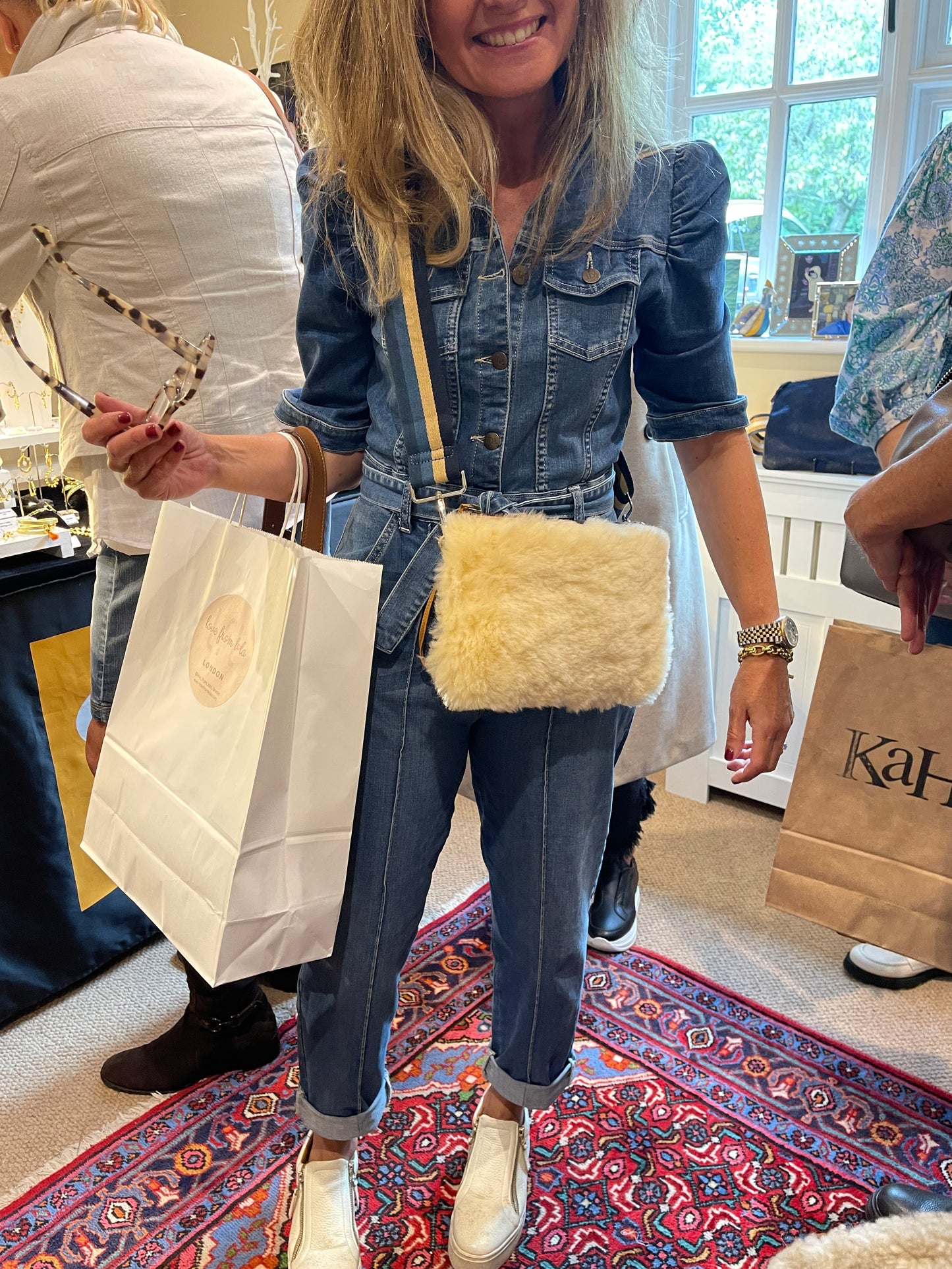 Clutch / Crossbody - Midi - Sheepskin
