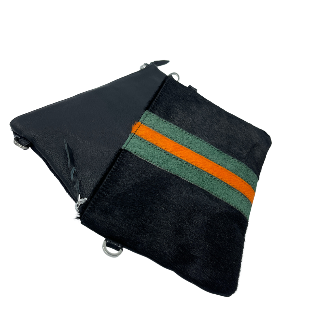 Clutch / Crossbody - Midi - Black