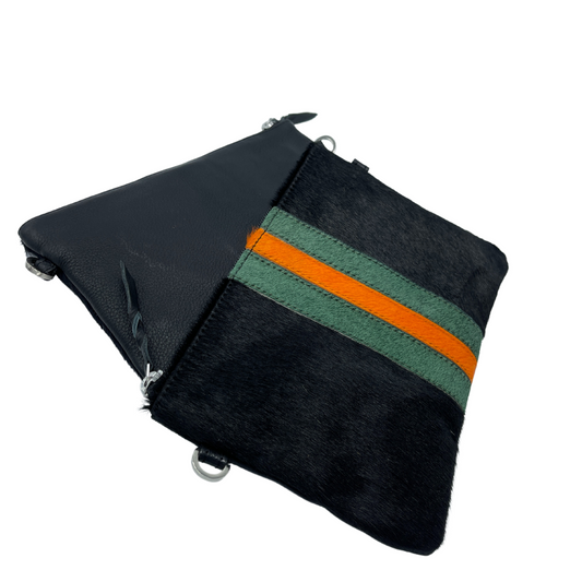 Clutch / Crossbody - Midi - Black