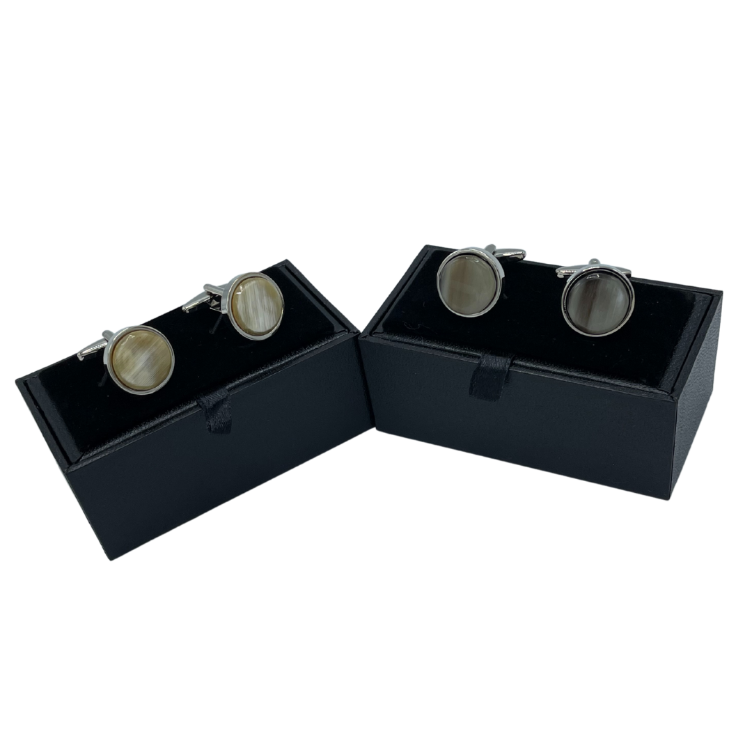 CowHorn Cufflinks - Round
