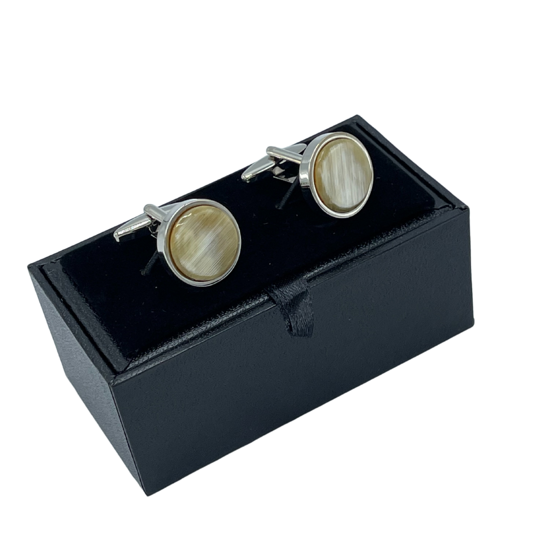 CowHorn Cufflinks - Round