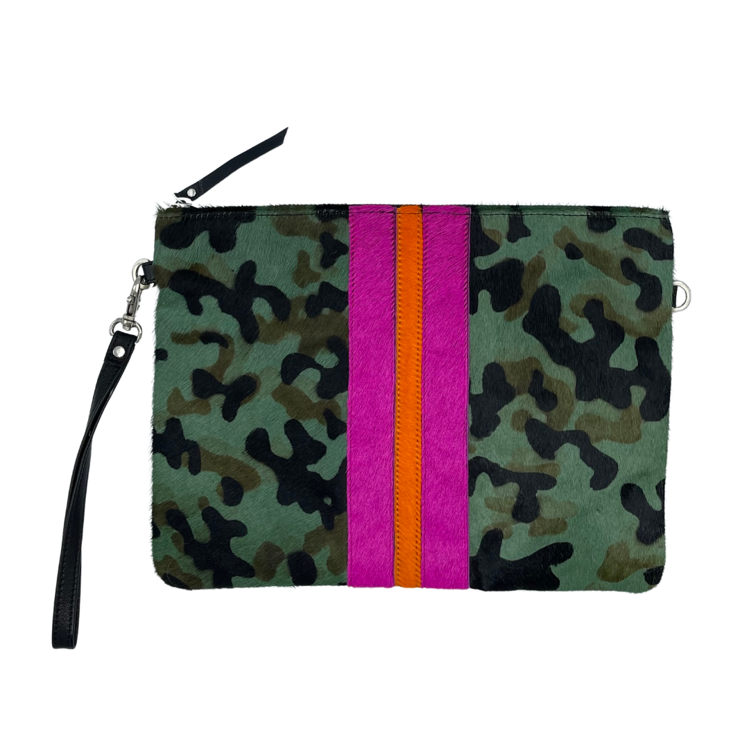 Galloway Plain Black Crossbody / Clutch - Large