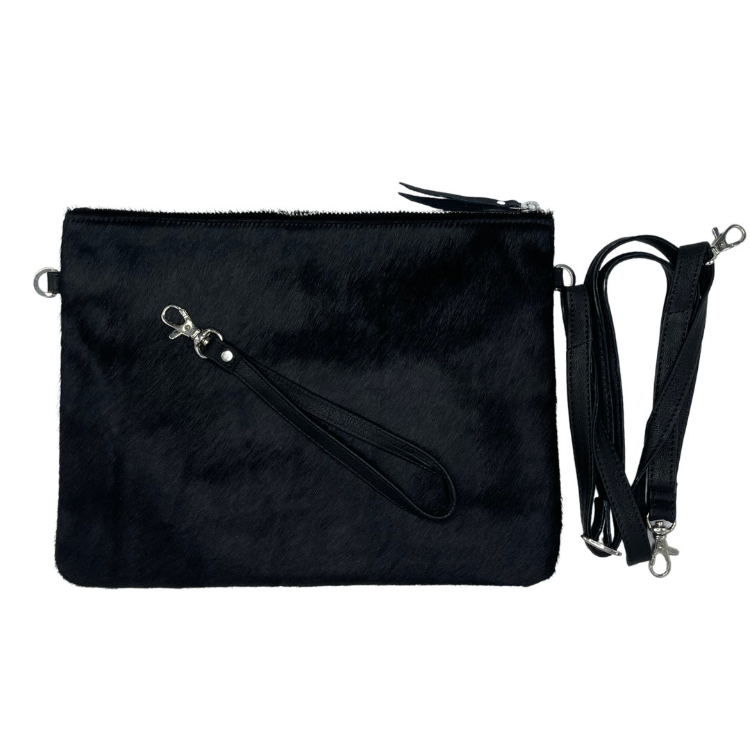 Galloway Plain Navy Crossbody / Clutch - Large