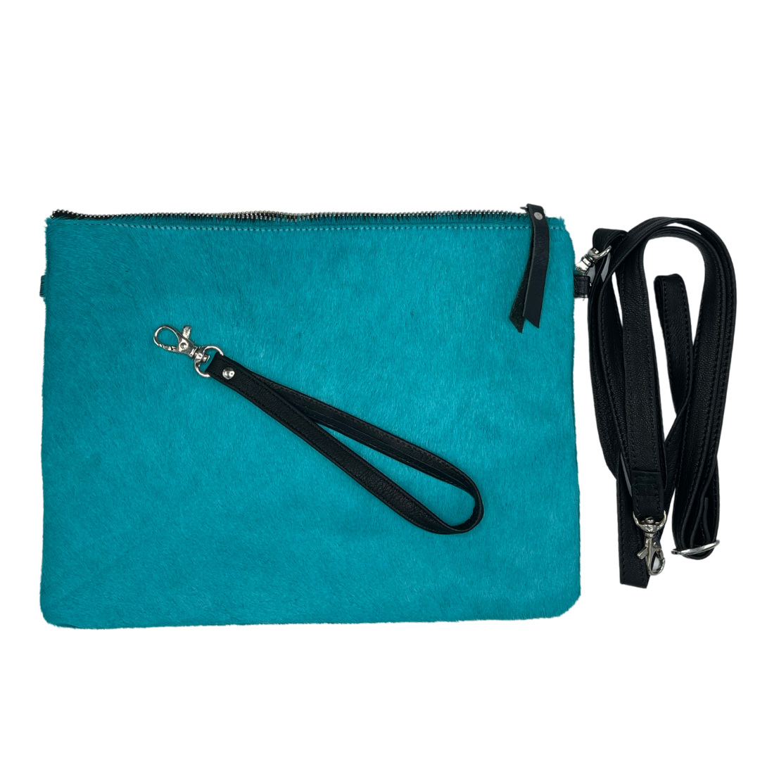 Galloway Plain Navy Crossbody / Clutch - Large