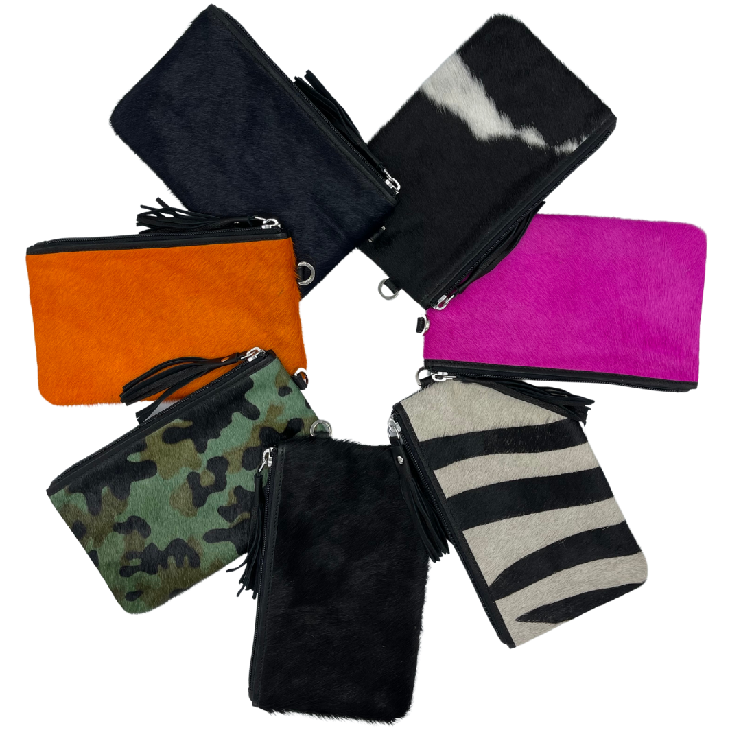 Cowhide Clutch - Tuli - Medium