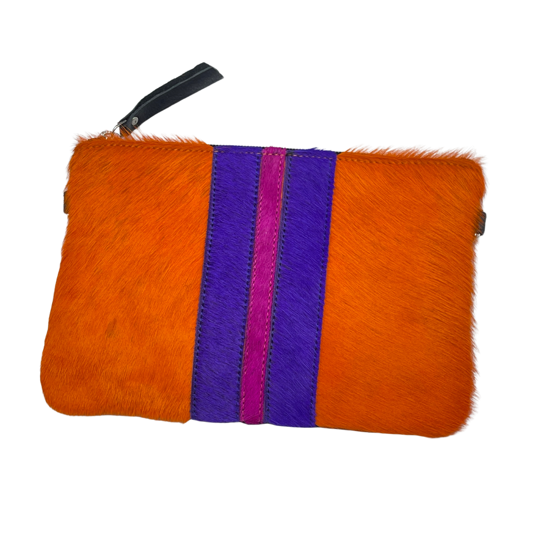 Clutch / Crossbody - Midi - Orange